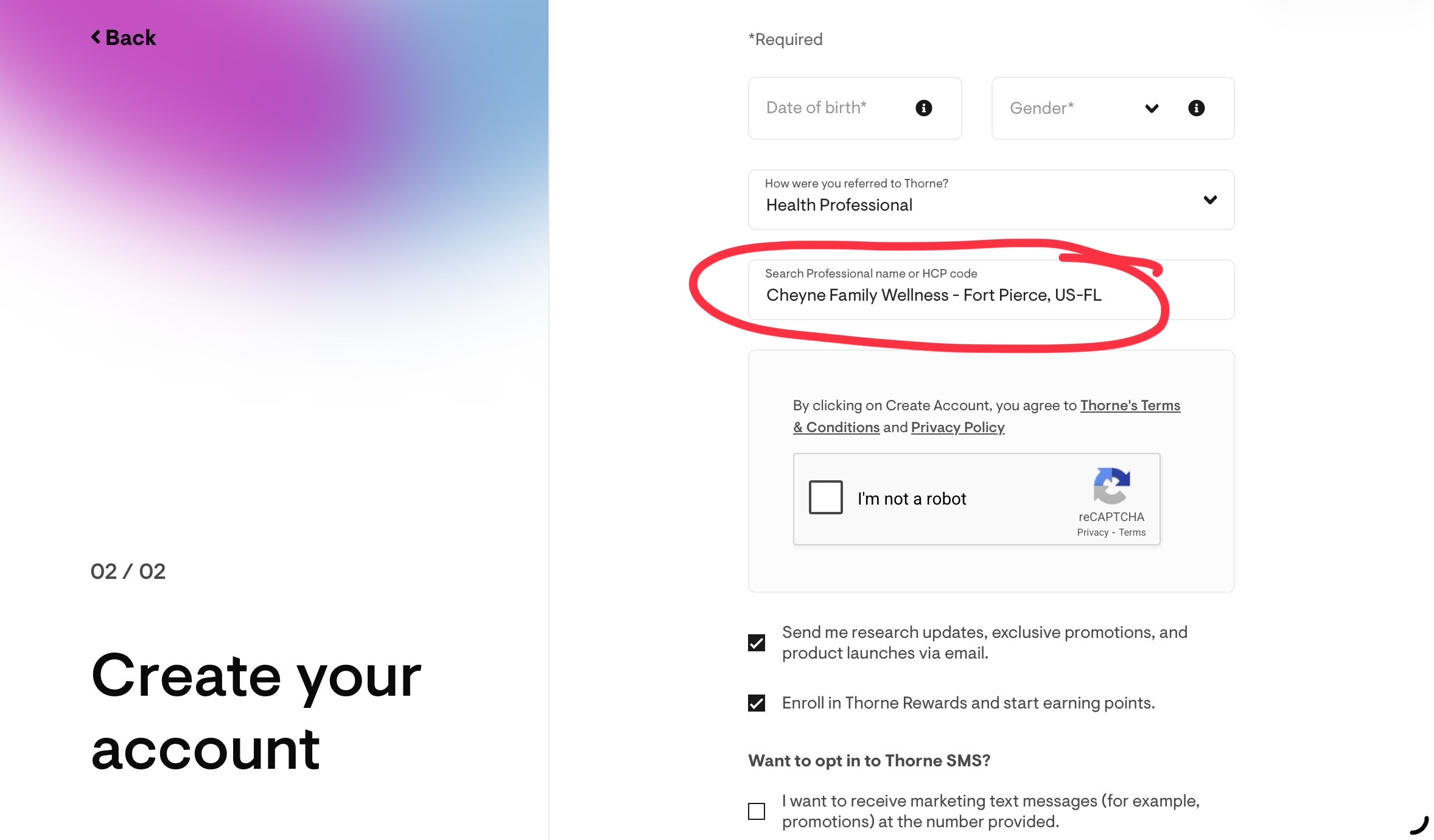 Referring provider auto populate
